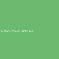 Lebhafter Viscose-Briefkasten