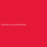 Lebhafter Viscose-Briefkasten