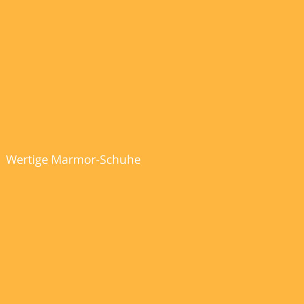 Wertige Marmor-Schuhe