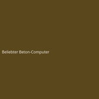 Beliebter Beton-Computer