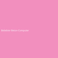 Beliebter Beton-Computer