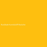 Rustikale Kunststoff-Rutsche