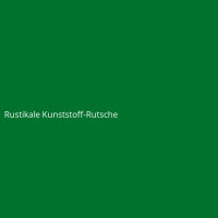 Rustikale Kunststoff-Rutsche