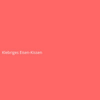 Klebriges Eisen-Kissen