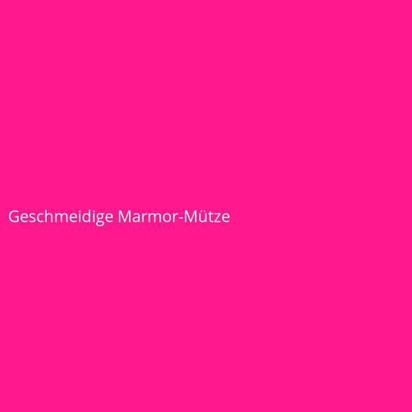 Geschmeidige Marmor-Mütze