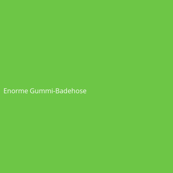Enorme Gummi-Badehose