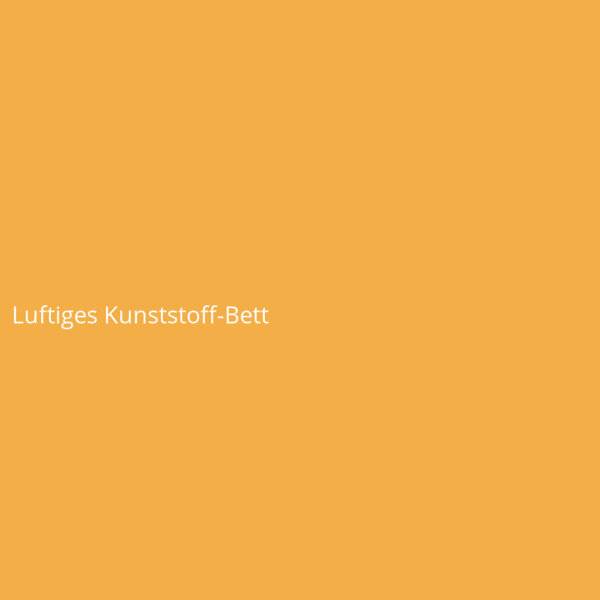 Luftiges Kunststoff-Bett