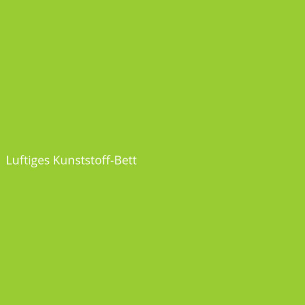 Luftiges Kunststoff-Bett
