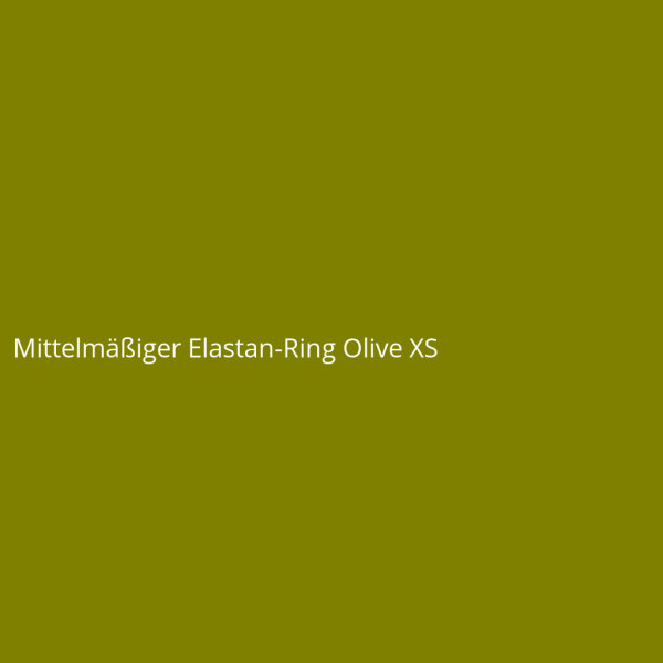 Mittelmäßiger Elastan-Ring Olive XS