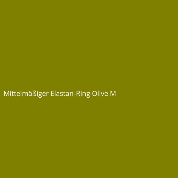 Mittelmäßiger Elastan-Ring Olive M