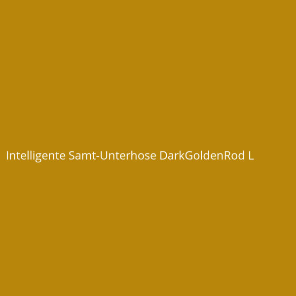 Intelligente Samt-Unterhose DarkGoldenRod L